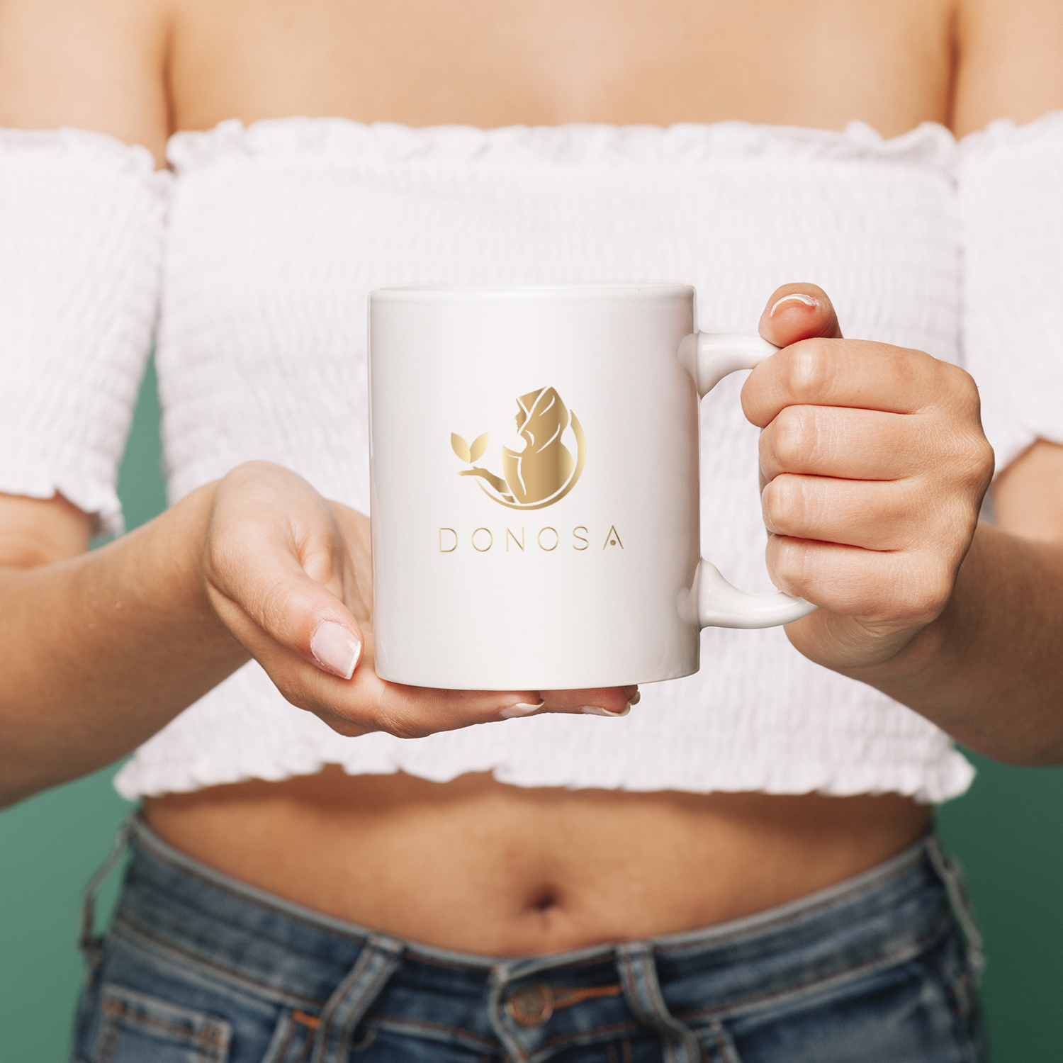 Gold Logo Mug
