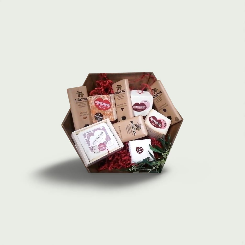 Pack quesos y chocolate