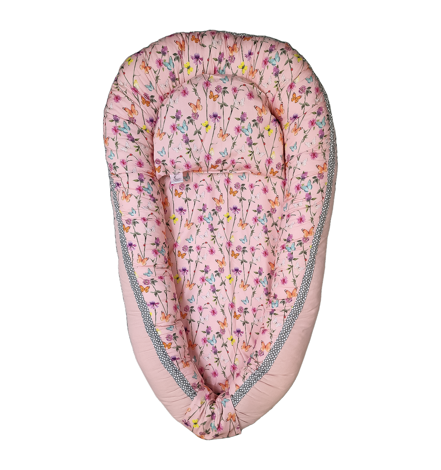 Baby Nest - Butterflies and Flowers - Pink