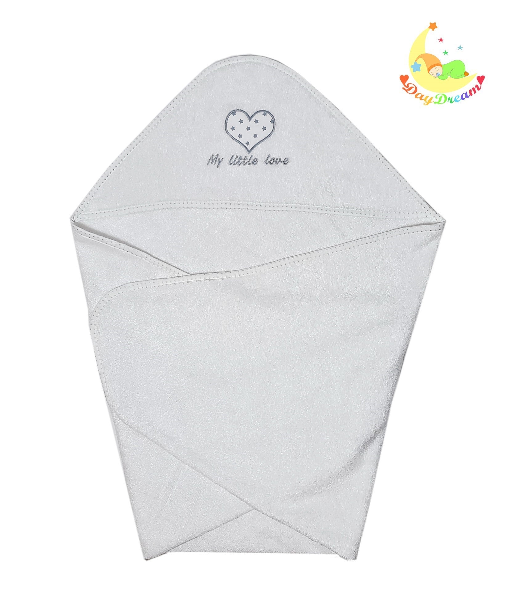 Bamboo Towel 90x90cm - Embroidered - My Little Love