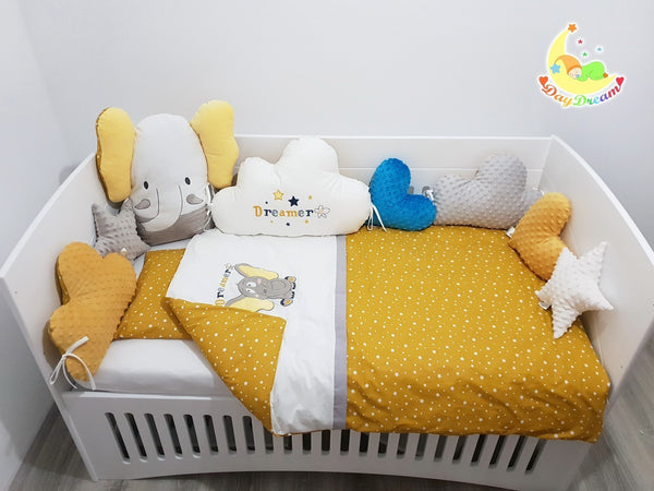 Premium set posteljine 60x120cm - 2-dijelni - Slonić