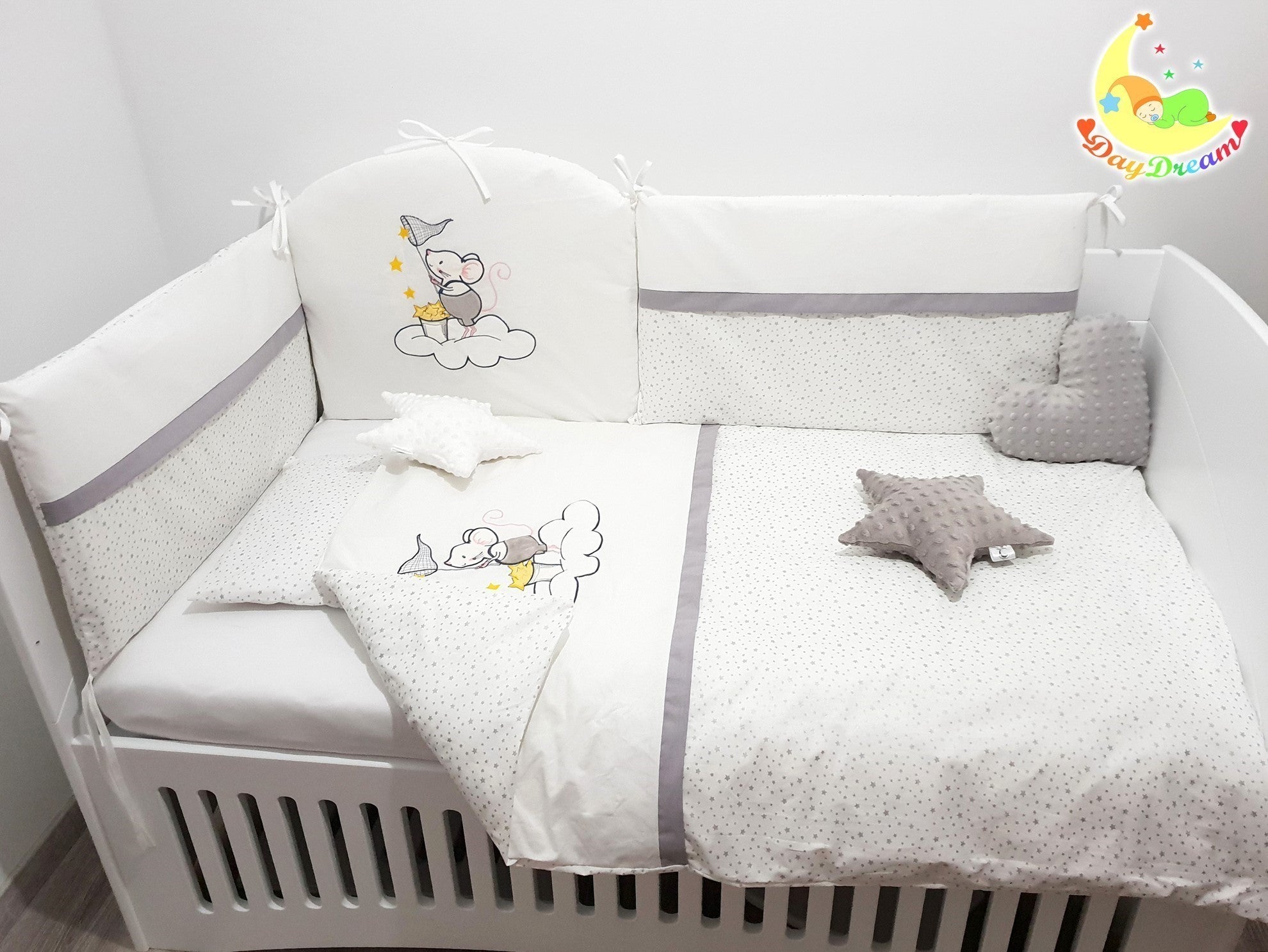 Premium Bedding - 6 Piece - Mouse on a Cloud