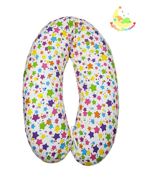Nursing Pillow with Cotton Cover 170cm - Colorful Stars