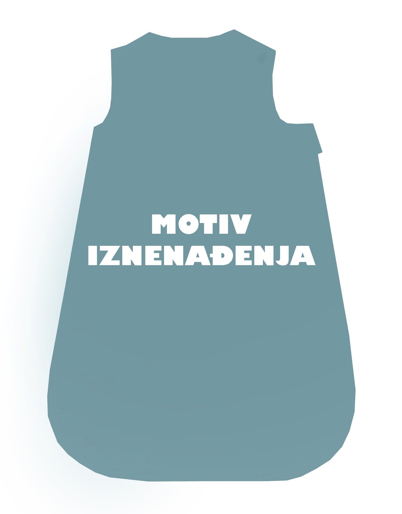 Pamučna klasična vreća za spavanje s punilom - Motiv iznenađenja - ZA DEČKE