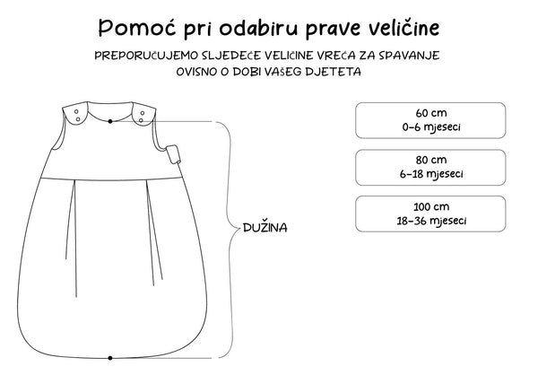 Klasična vreća za spavanje s punilom - Dreamer