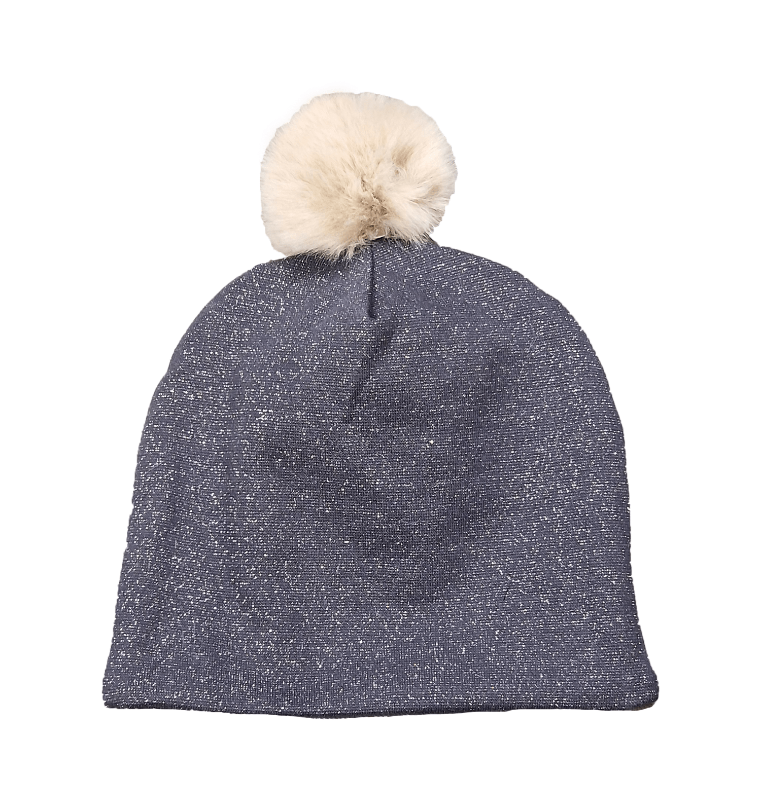 Hat with Pompon - Dark Gray