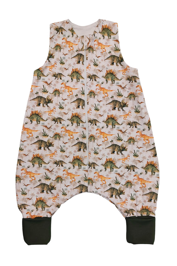 Tanja Two-Layer Sleeping Bag with Legs - Dinosaurs