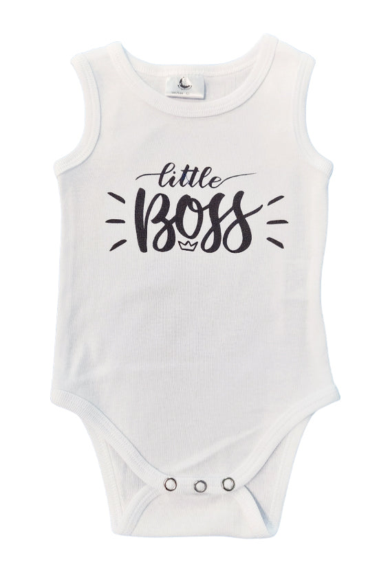 Sleeveless Bodysuit - Little Boss