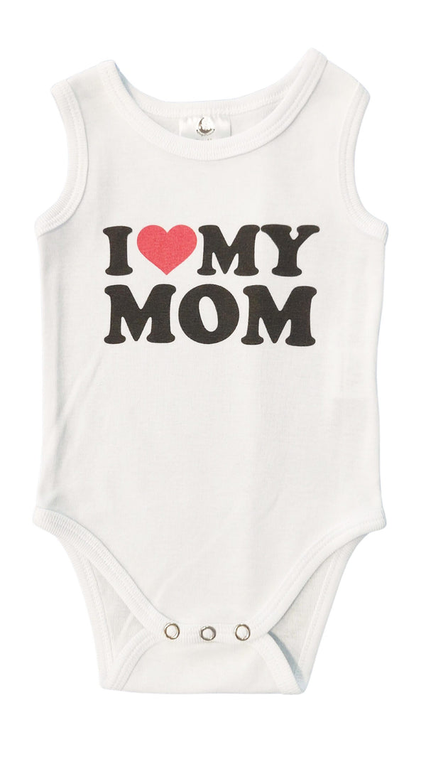 Sleeveless Bodysuit - Love my mom