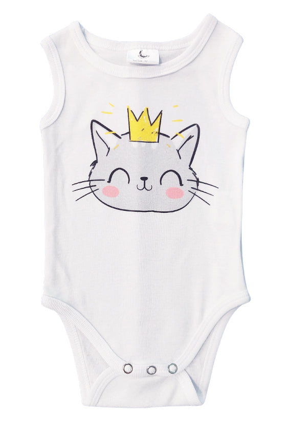 Sleeveless Bodysuit - Queen of Cats
