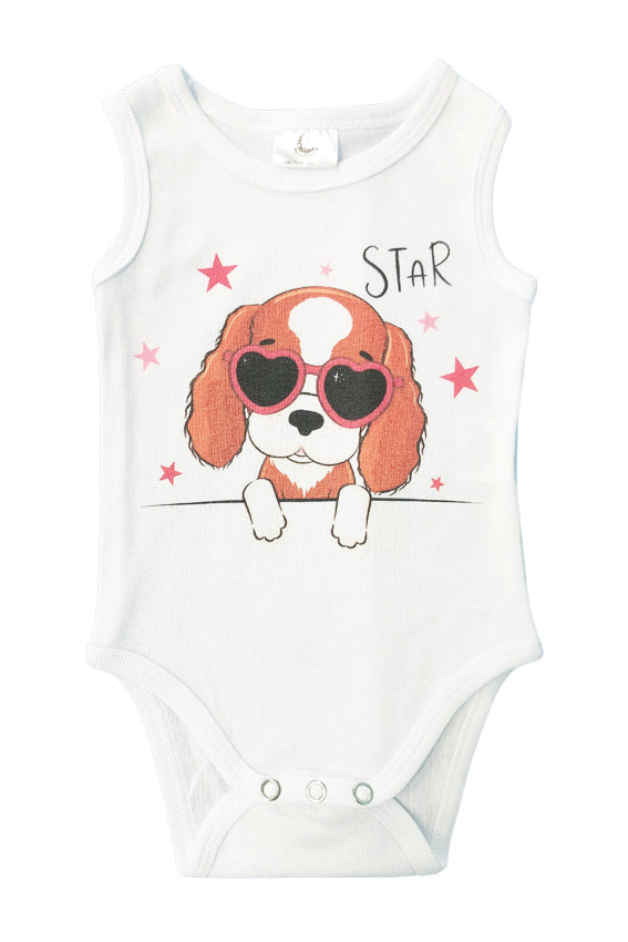 Sleeveless Bodysuit - Star