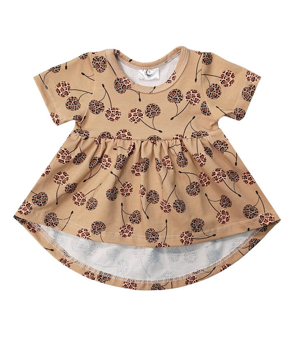 Short Sleeve Tunic - Cherries