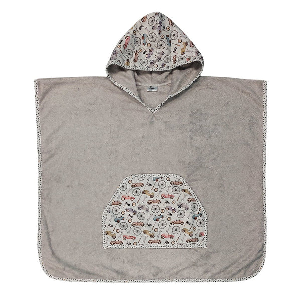 Bamboo Poncho - Retro Vehicles
