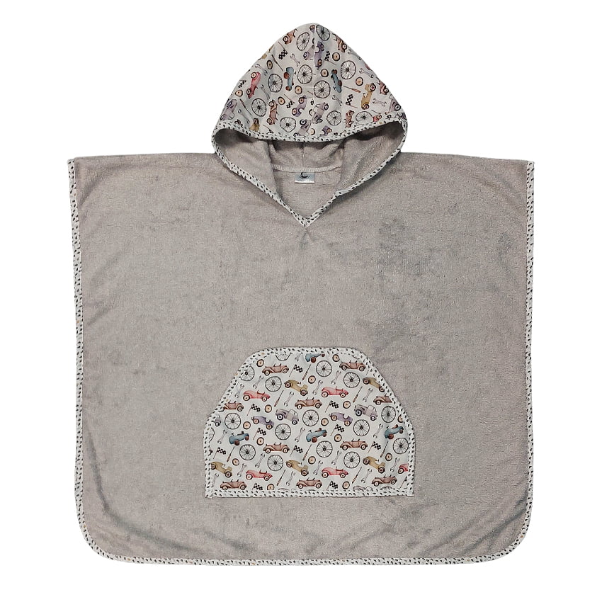 Bamboo Poncho - Retro Vehicles