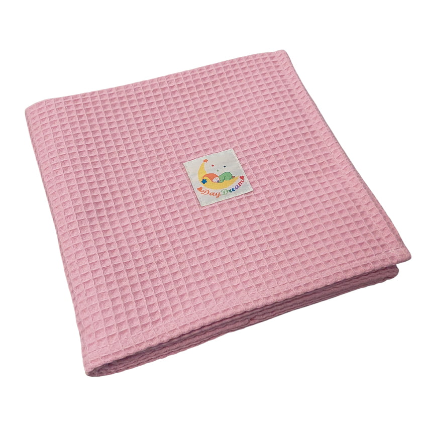 Waffle Blanket - Pink