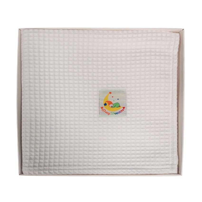 Waffle Blanket - White
