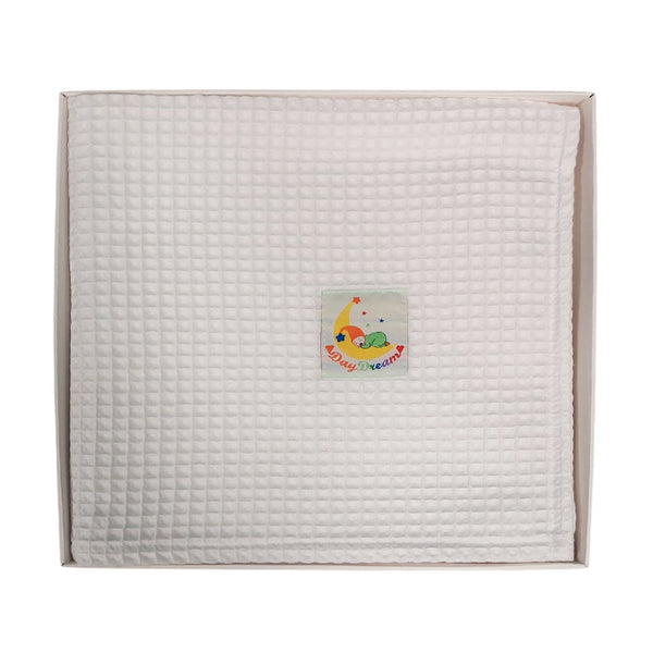 Waffle Blanket - White