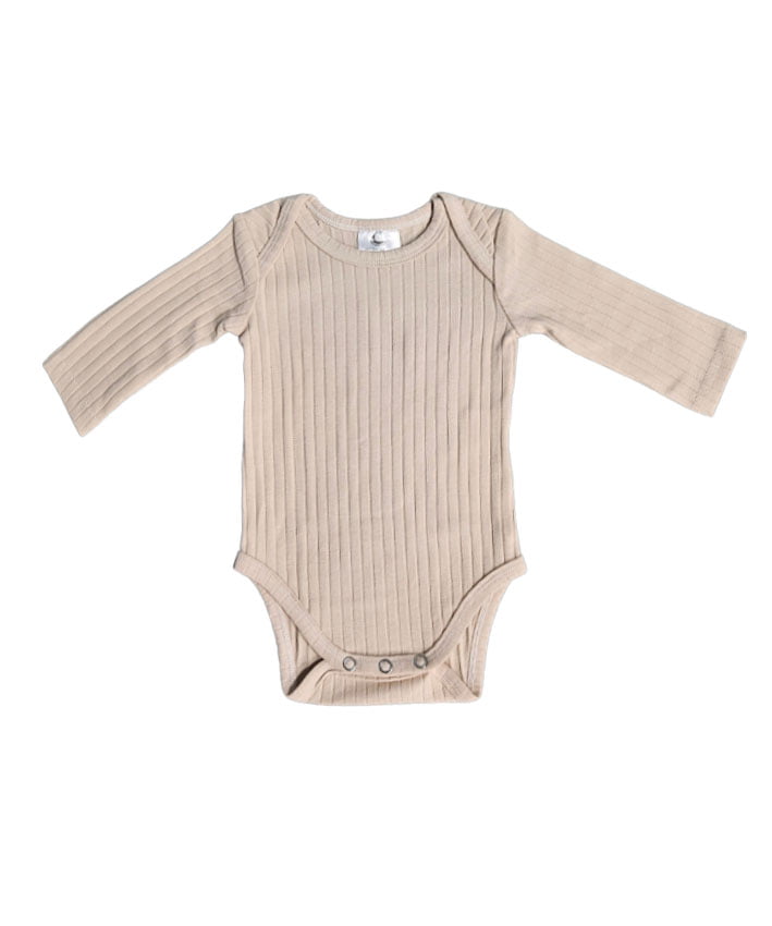 Long Sleeve Bodysuit - Beige