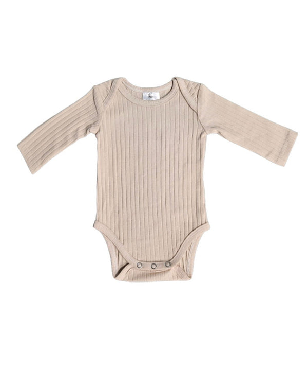 Long Sleeve Bodysuit - Beige