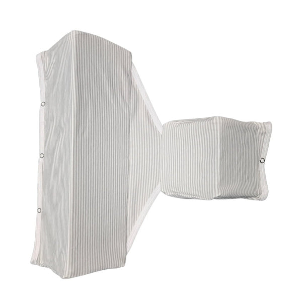 Additional cover for support pillow - Gray stripes