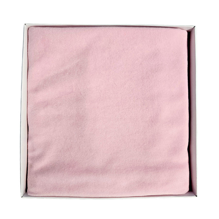 Cotton Velour Blanket 80x100cm - Pink
