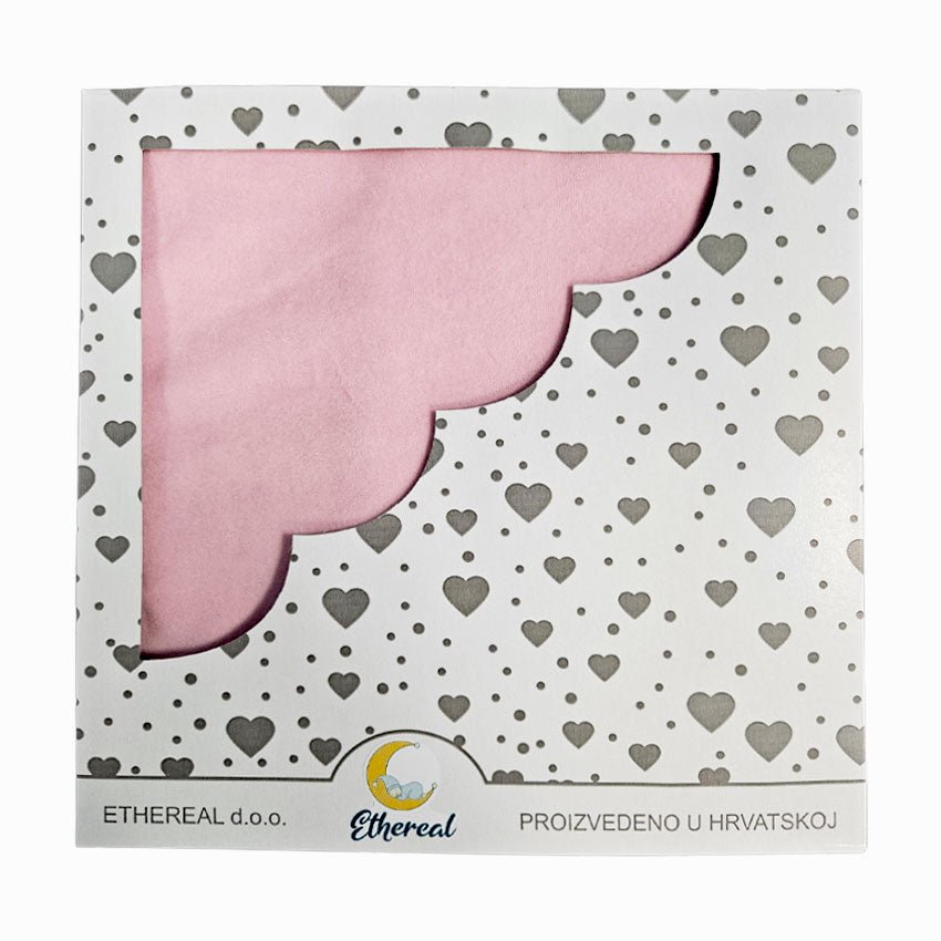 Cotton Velour Blanket 80x100cm - Pink