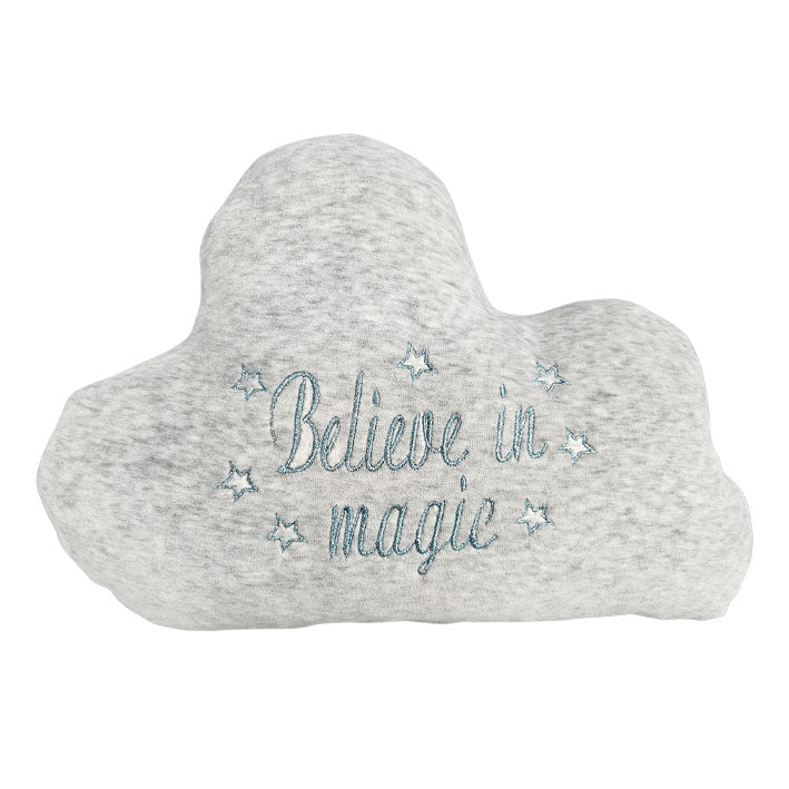 Personalized Cotton Velvet Cloud Decorative Pillow - Gray