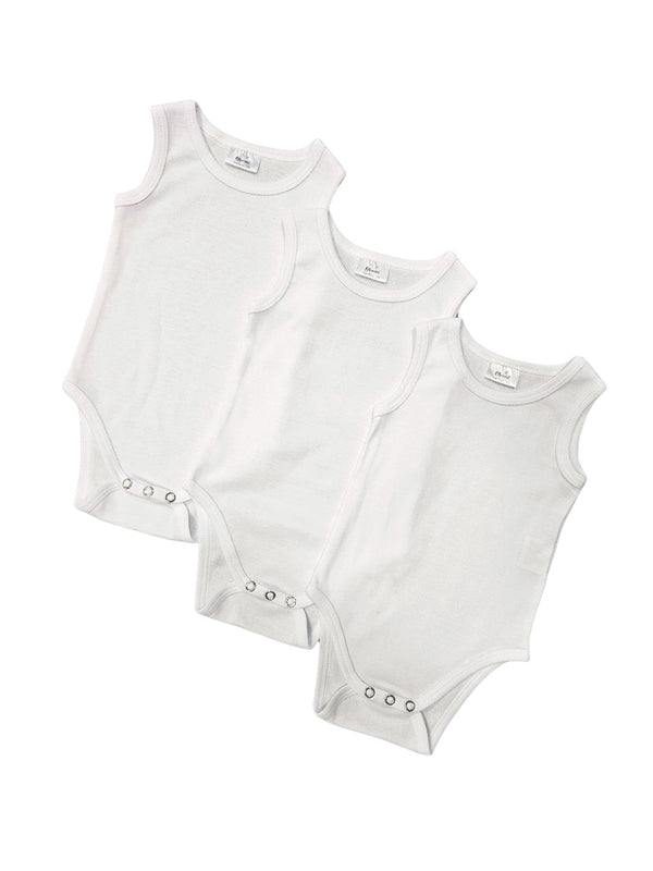 Sleeveless Bodysuit - Set 3/1 - White