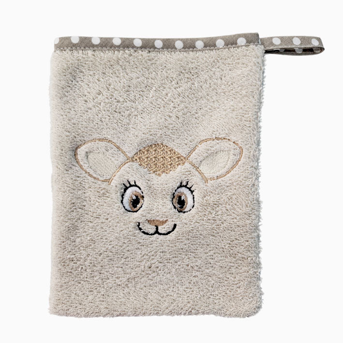 Bath Glove - Cotton - Lamb