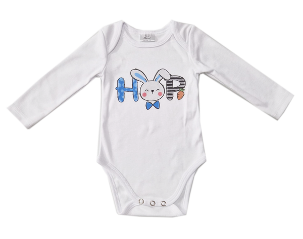 Long Sleeve Bodysuit - Bunny Hop