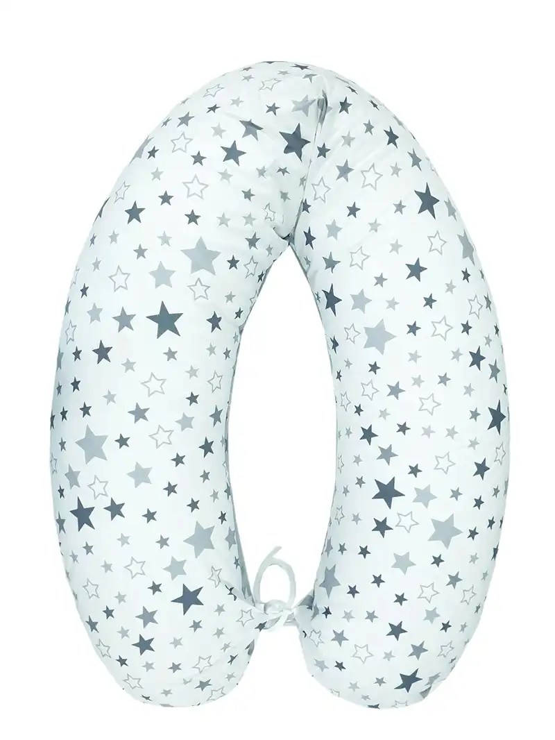 Nursing and Sleeping Pillow 170 cm with Cotton Cover - Stars (FREE ADDITIONAL COVER)