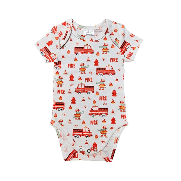 Short Sleeve Bodysuit - Firefighters