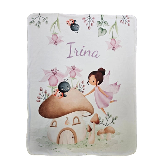 Personalizirana premium pamučna dvoslojna dekica - Bajka