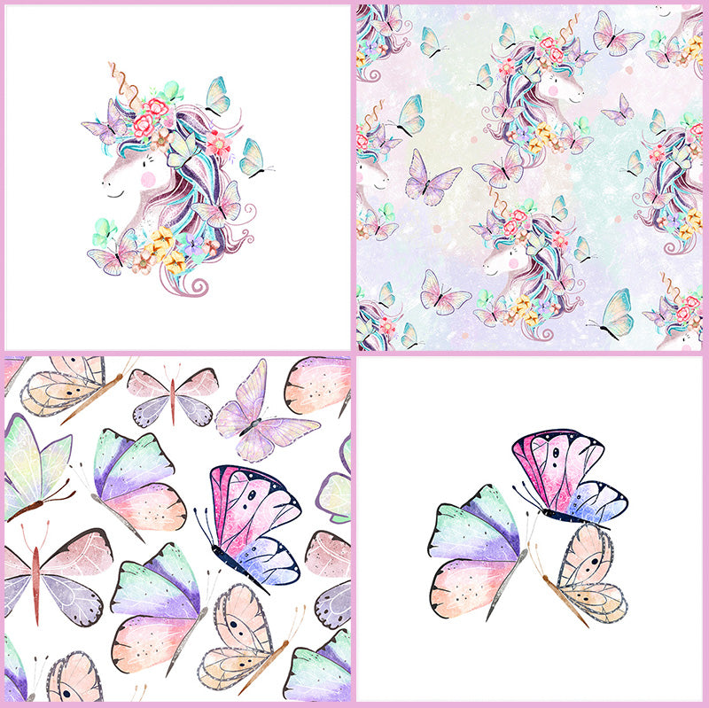 Set of Children's Premium Cotton Tetra Diapers 70x70cm in Gift Box - Set 4/1 - Wonderful World