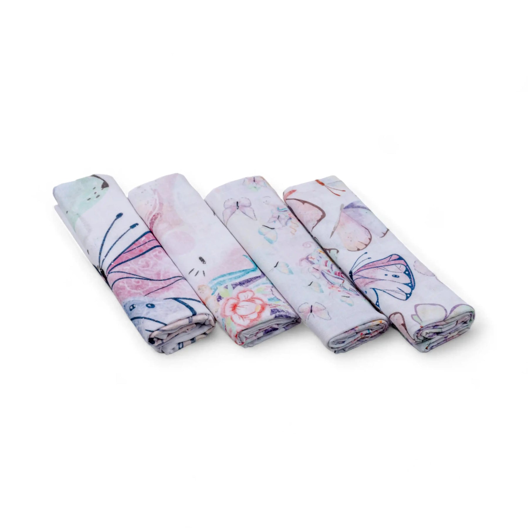 Set of Children's Premium Cotton Tetra Diapers 70x70cm in Gift Box - Set 4/1 - Wonderful World