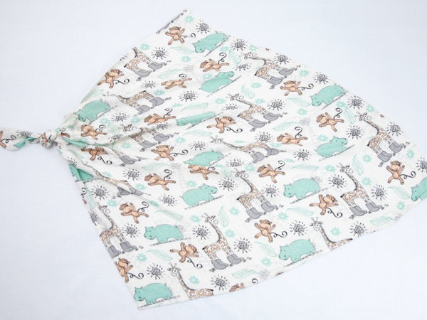Children's Bamboo Tetra Diaper 75x75 - Giraffes