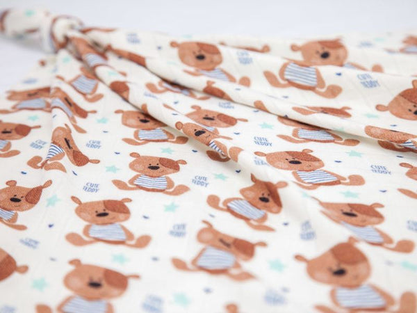 Bamboo Tetra Diaper - Teddy Bear