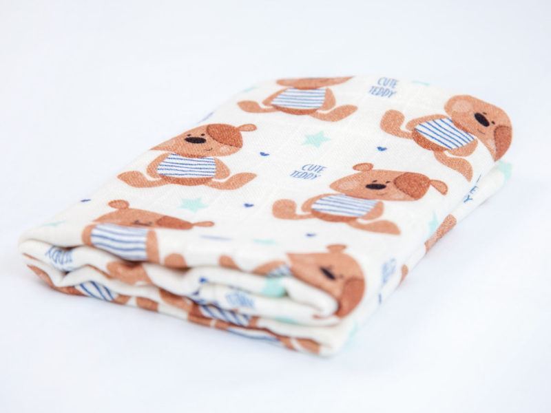 Bamboo Tetra Diaper - Teddy Bear