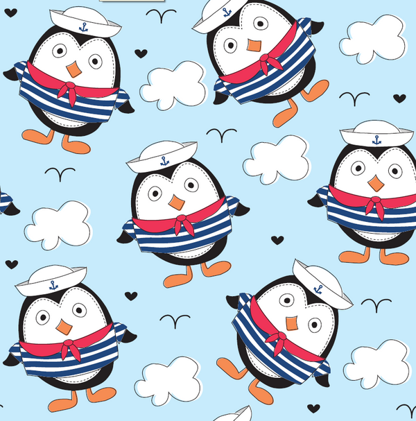 Bamboo Tetra Diaper - Penguins