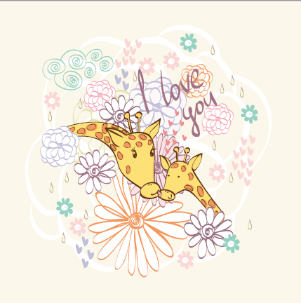 Bamboo Tetra Diaper - I love you