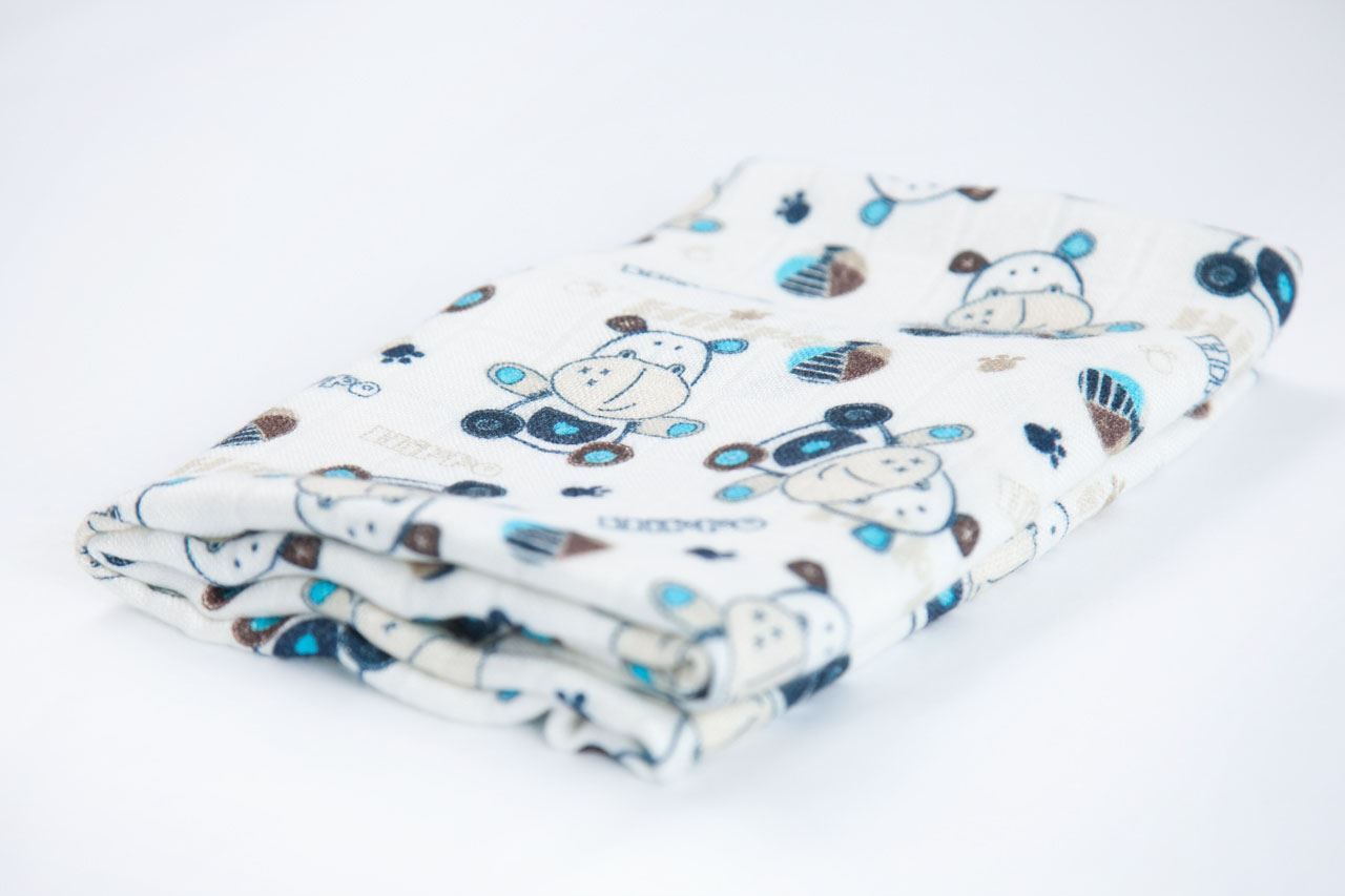 Bamboo Tetra Diaper - Hippo