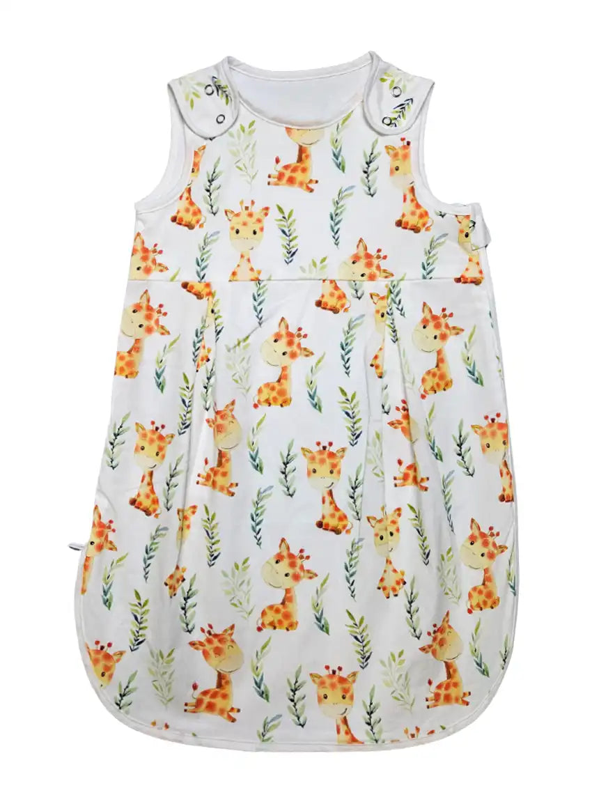Tanja two-layer classic sleeping bag - Baby giraffe