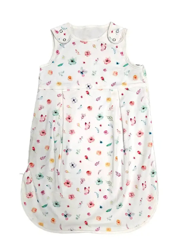 Tanja Double Layer Classic Sleeping Bag - Flowers and Butterfly