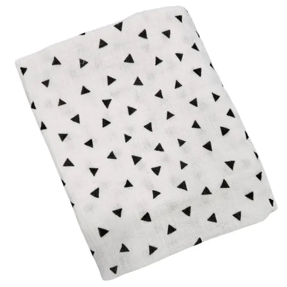 Premium muslin tetra diaper 65x65cm - Triangles