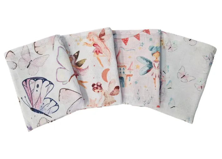 Premium Cotton Cloths - 4/1 Set - Wonderful World