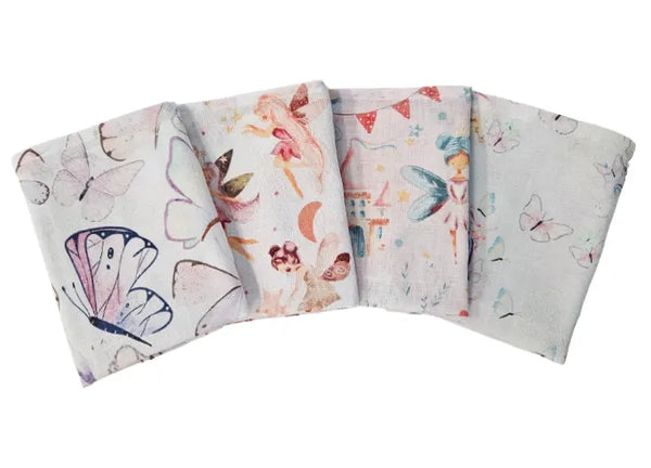 Premium Cotton Cloths - 4/1 Set - Wonderful World