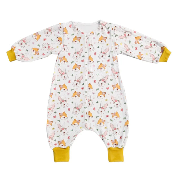 Tanja two-layer sleeping bag with legs and sleeves - Bunny and Fox