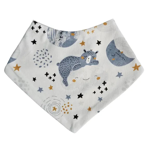 Bib scarf - Bear in the cloud