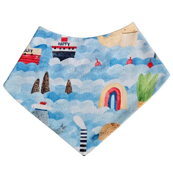 Scarf Bib - Sea