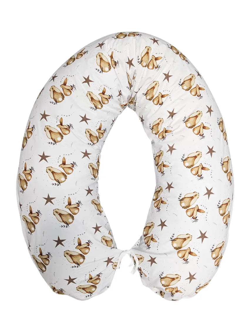 Nursing Pillow with Cotton Cover 170cm - Bunny and the Star